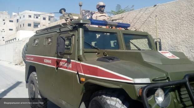 ВКС РФ с воздуха поддерживают патрули военной полиции в Сирии
