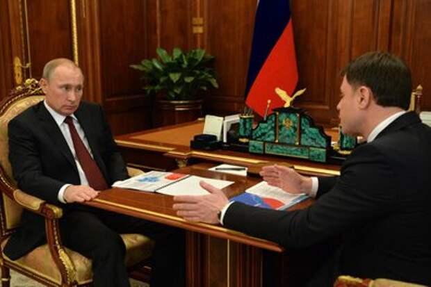 Рабочая встреча с губернатором Тульской области Владимиром Груздевым.