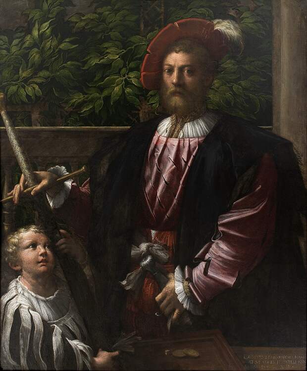 Копенгаген (СМК) Датская национальная галерея - Parmigianino (1503-40) - Portrait of Lorenzo Cybo, 1523