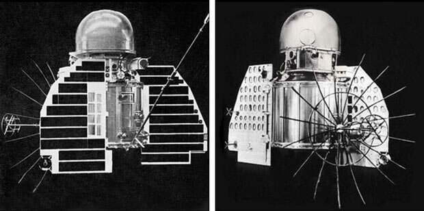 Модель космического зонда «Венера-1»