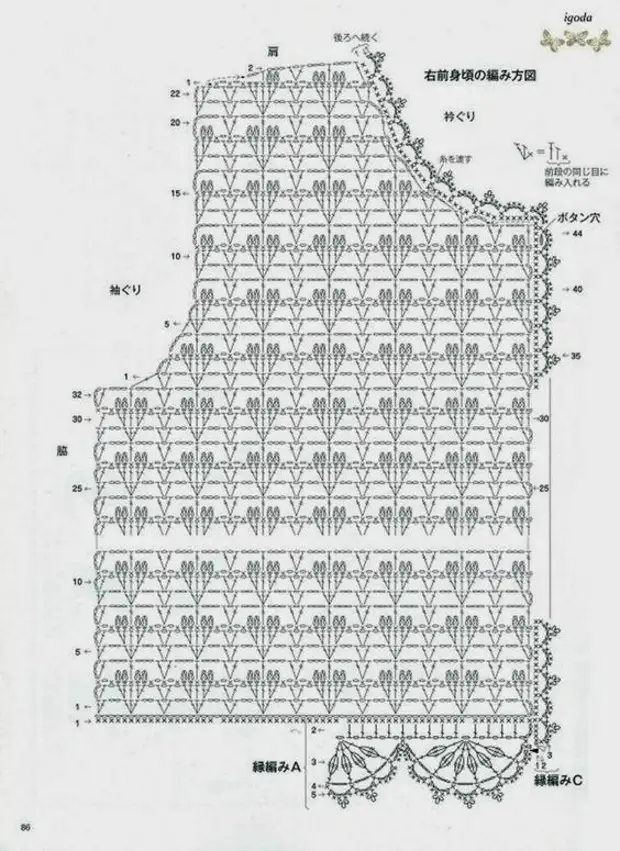 Узоры крючком для летней кофточки схемы