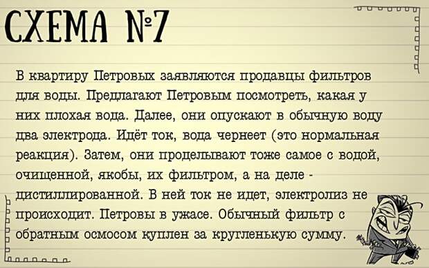 Мошеннические схемы