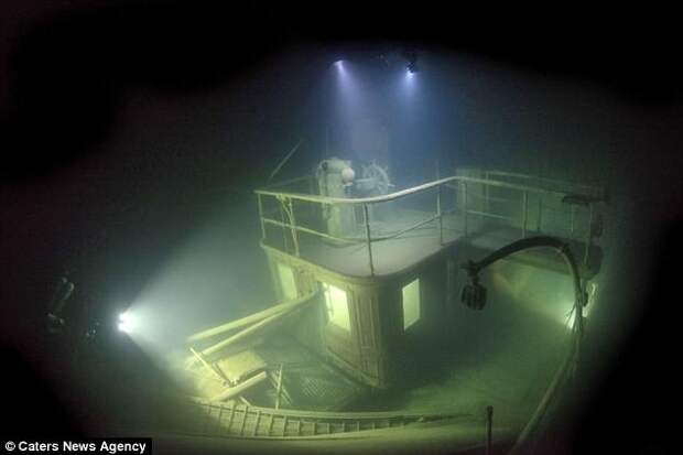 Подводная прогулка по затонувшему 107 лет назад кораблю