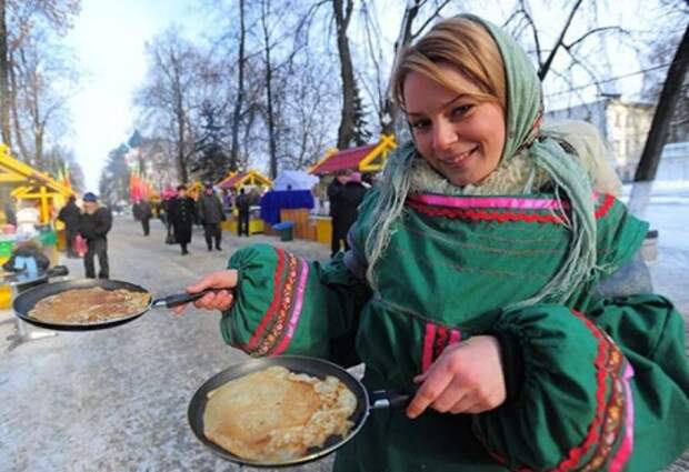 Блины на Масленицу