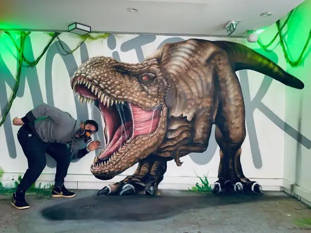 Французский художник превращает обшарпанные углы в невероятно реалистичные объекты