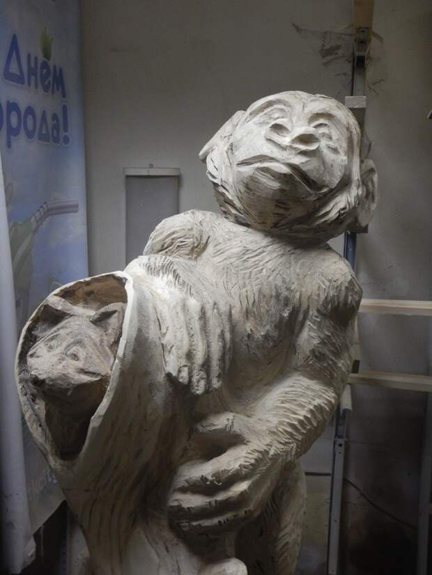 Бешеная бензопила Александр Ивченко, бензопила, воронеж, зоопарк, своими руками, скульптура бензопилой