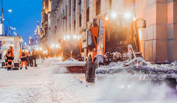 Снег с улиц столицы будет убираться круглосуточно
