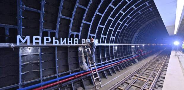 Завершается строительство станции БКЛ метро «Марьина Роща»