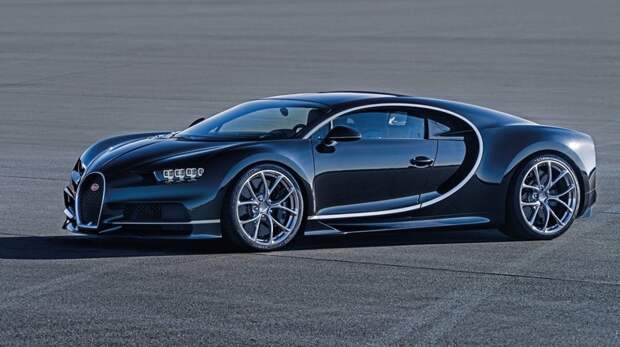 2. Bugatti Chiron — 7,993 л W16, 4 турбины, бензиновый авто, двигатель, мощность, объем