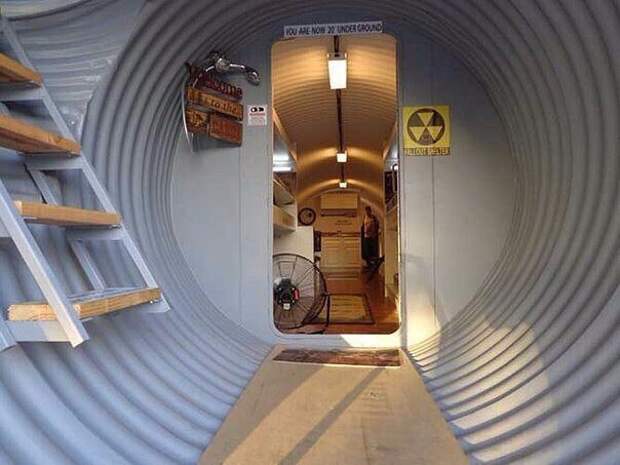 Доступный бункер или подземное жильё в трубе.