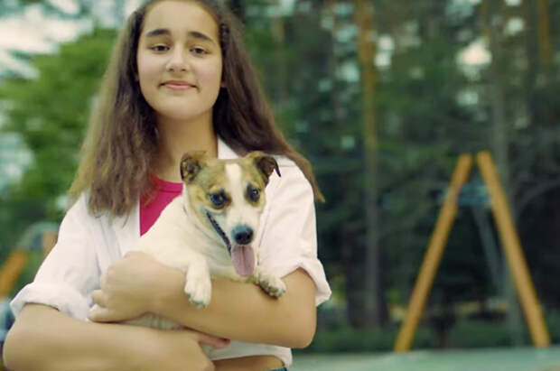 Сафина Абрамова в клипе на песню "Эта любовь"