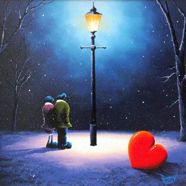 David Renshaw 40600 600 Романтические и яркие картины Дэвида Реншоу (David Renshaw)