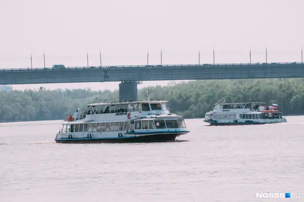 Прогулочные теплоходы в Омске планируют запустить с 1 мая