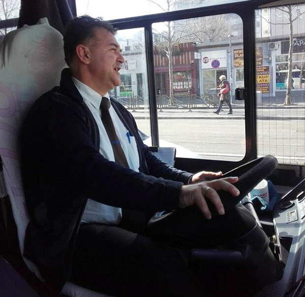 Сербия, Белград: случай в автобусе автобус, белград, водитель, сербия
