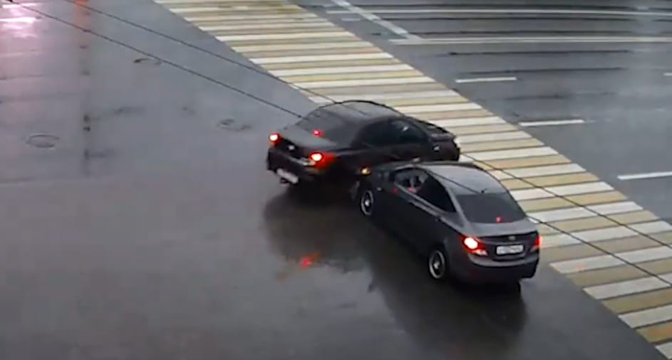 Жёсткое ДТП в центре Рязани попало на видео