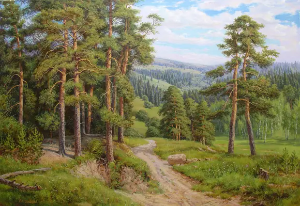 Художник Зайцев Виталий Геннадьевич. Шепот леса