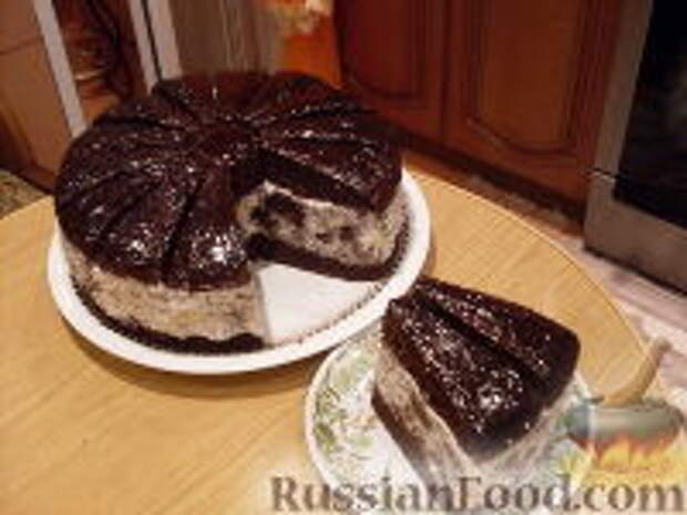 Фото к рецепту: Торт Африканская ромашка