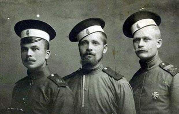русские солдаты и унтер офицер Пехота