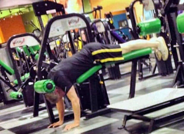 17 курьезных случаев в спортзале, которые удалось запечатлеть на снимках