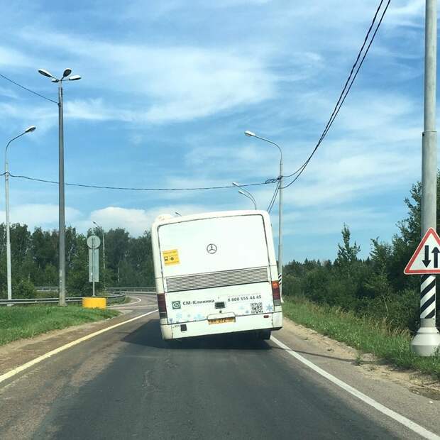 Заваленный автобус Это Россия детка, прикол, юмор