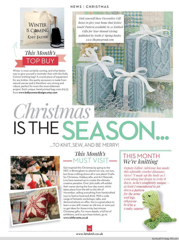Lets Knit Single Issue Xmas Spec №14 2014 - 紫苏 - 紫苏的博客 Lets Knit Single Issue Xmas Spec №14 2014 - 紫苏 - 紫苏的博客