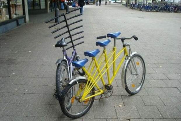 Такие разные велосипеды.