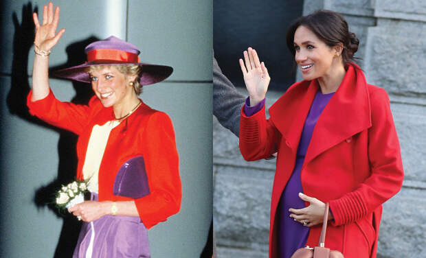 Как Кейт Миддлтон и Меган Маркл повторяют образы принцессы Дианы и в каких еще монархиях равняются на свекровей