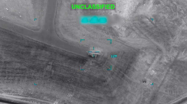 Поражение пусковой установки ЗРК MIM-23 Hawk, 122-мм гаубицы Д-74 (или ее