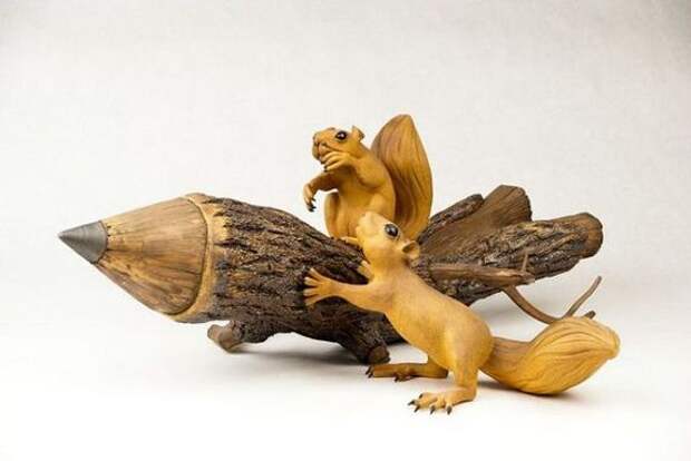 Amazing Sculptures You Won't Believe Are Actually Made from Wood - Barnorama
