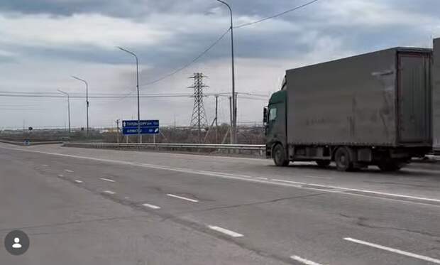 Ограничение движения из-за непогоды могут ввести на трассе Алматы-Бишкек