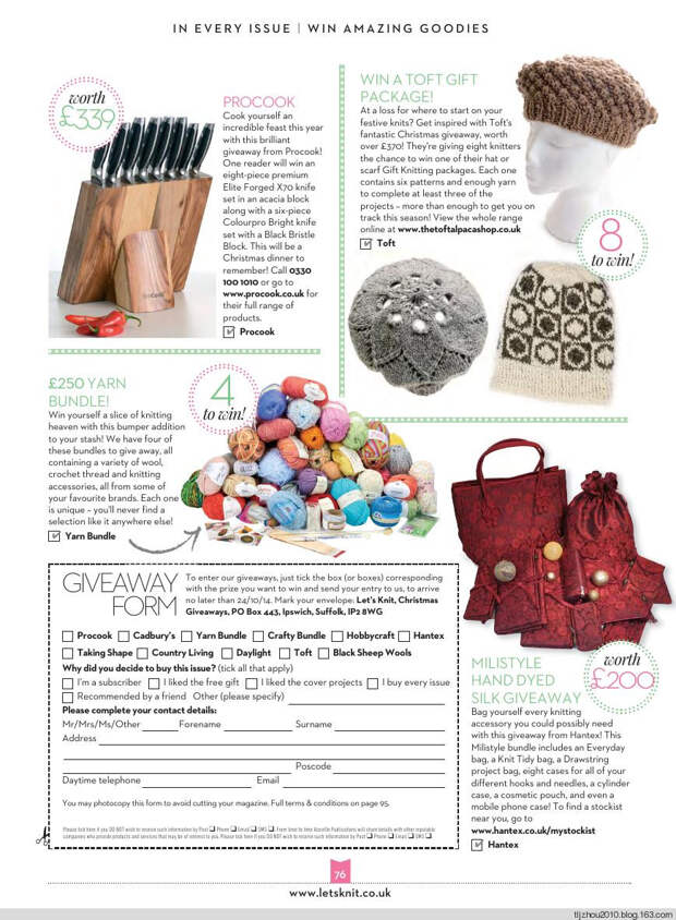 Lets Knit Single Issue Xmas Spec №14 2014 - 紫苏 - 紫苏的博客 Lets Knit Single Issue Xmas Spec №14 2014 - 紫苏 - 紫苏的博客