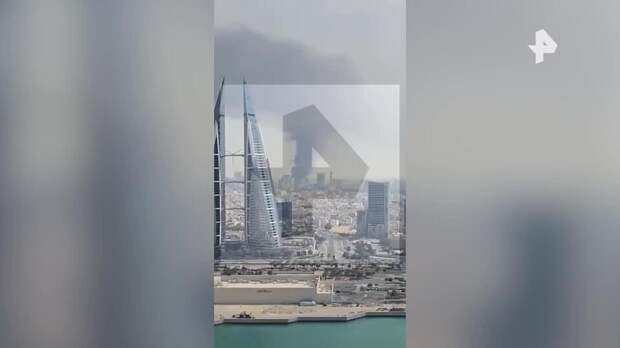 Появились кадры последствий удара Ирана по базе США в Бахрейне