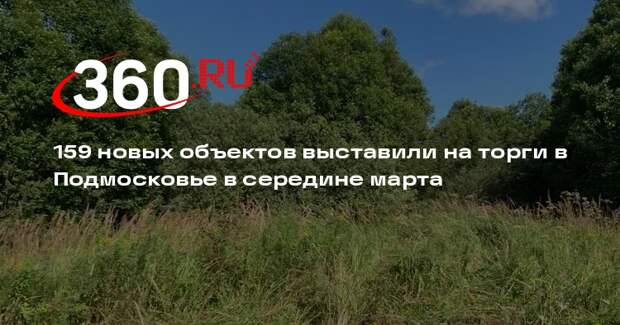 В Подмосковье на торги выставлено более 150 объектов недвижимости