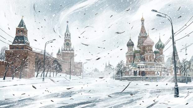 МЧС предупредило москвичей о сильном снеге, метели и ветре до 15 м/с