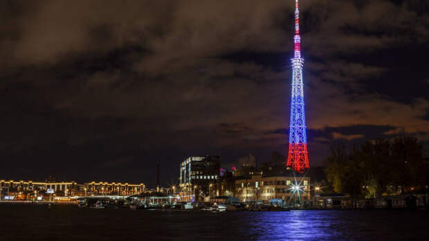 Телебашню в Петербурге подсветят в честь Дня воссоединения Крыма с Россией