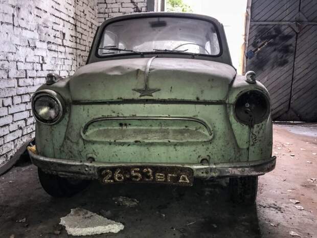 Гаражная находка: ранний "Запорожец" ЗАЗ-965 1961 года выпуска barn find, авто, автомобили, заз 965, заза, запорожец, олдтаймер, ретро авто