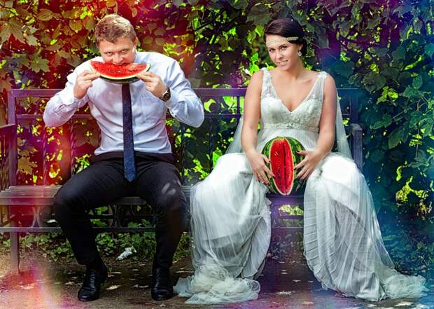 Женский арбузик сводит с ума! свадьба, фото, юмор