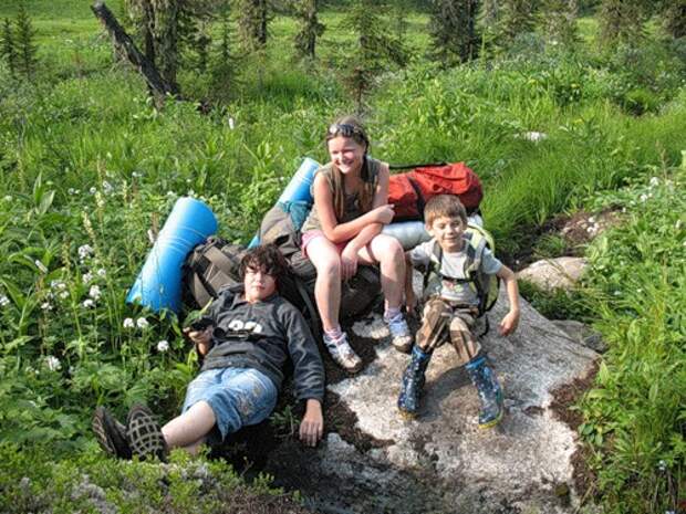 В горы с детьми