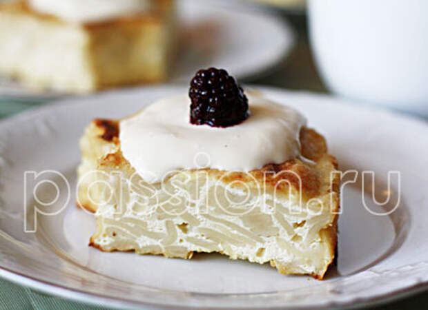 Лапшевник с творогом