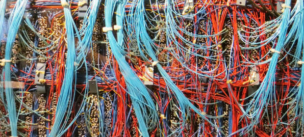 Tangled cables