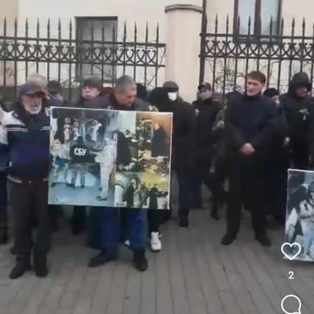 В Тбилиси состоялся митинг в поддержку УПЦ и митрополита Онуфрия