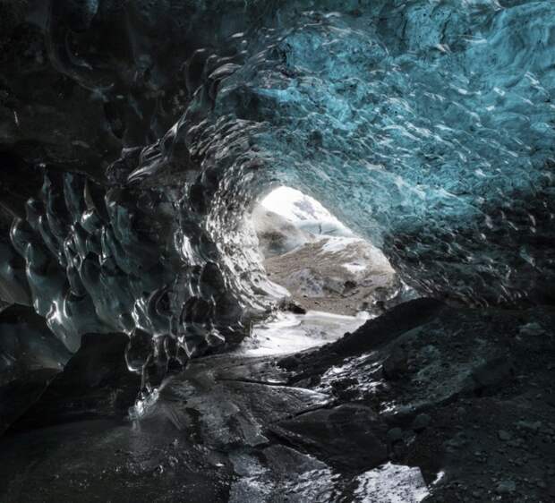 Ледяная пещера в парке Скафтафетль, Исландия