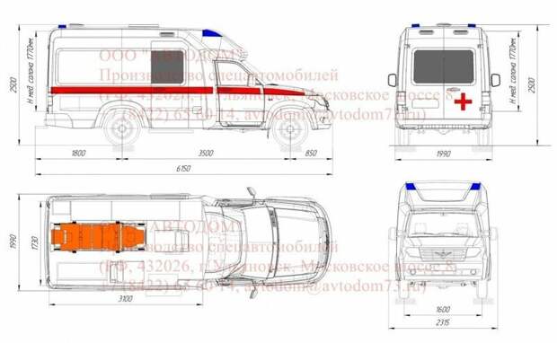 УАЗ начал отгрузку машин скорой помощи нового поколения машина, помощь, скорая, уаз