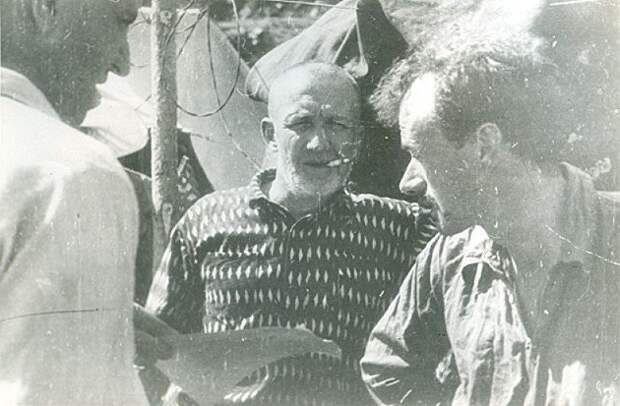 Евгений Тамм и Поль Дирак альпинисты на Эльбрусе, 1936