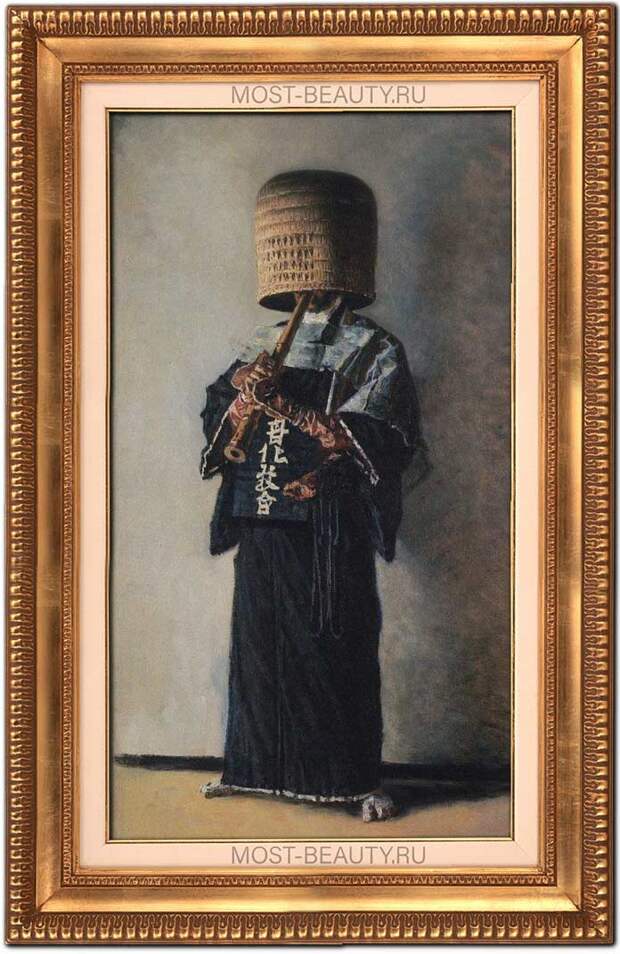 Картины Верещагина: Японский нищий (1904)