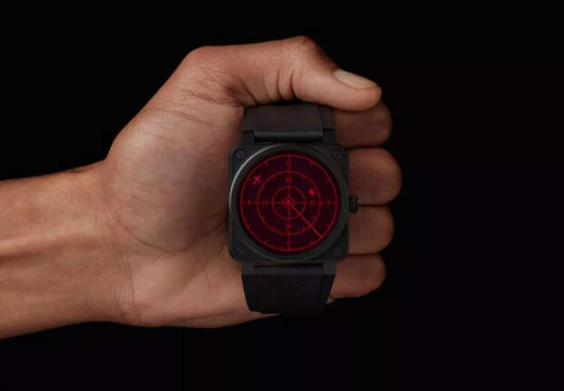 Часы BR 03-92 Red Radar Ceramic Bell & Ross 1 Часы BR 03-92 Red Radar Ceramic Bell & Ross