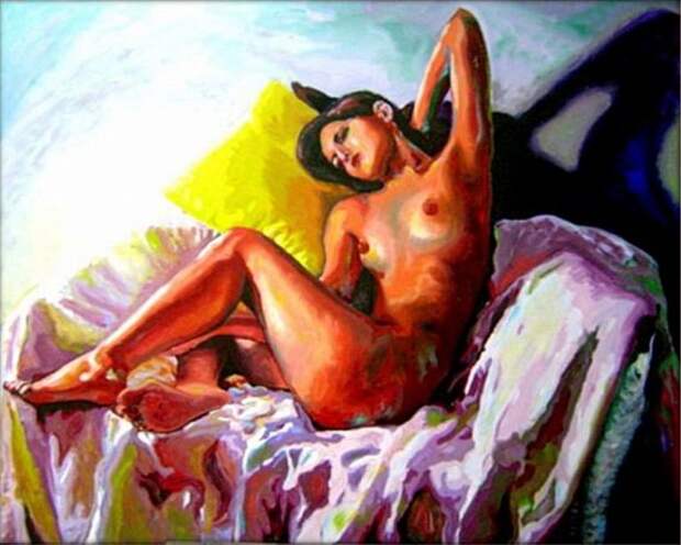 Fikriye Kesti Турецкий художник. Fikriye Kesti