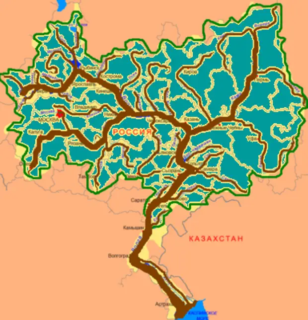 Бассейн волги. Речная система Волги на карте. Бассейн Волги на карте. Речной бассейн Волги на карте. Речная сеть Волги.