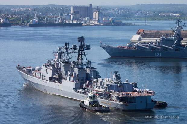 Корабли ВМФ РФ у побережья Кубы. Источник изображения: 
