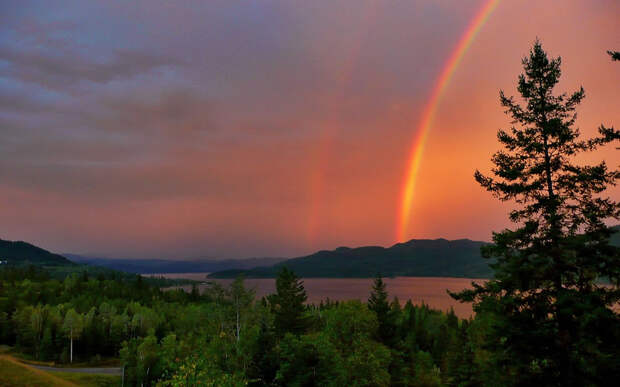 rainbows44 rainbows44 50 потрясающих фотографий двойной радуги